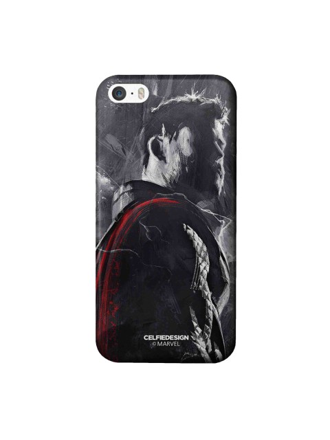 

CelfieDesign Multi-Coloured Charcoal Art Thor iPhone SE Slim Back Case