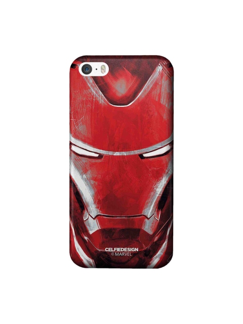 

CelfieDesign Red Charcoal Art Iron man iphone SE Back Case