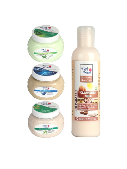 

Pink Plums Unisex Paraben Free Facial Kit, Multi