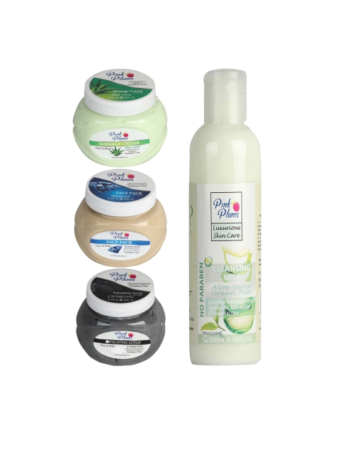 

Pink Plums Paraben Free Aloevera Diamond Charcoal Face & Body Massage Cream, Multi