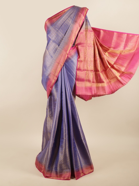 

Pothys Blue & Pink Woven Design Zari Art Silk Saree