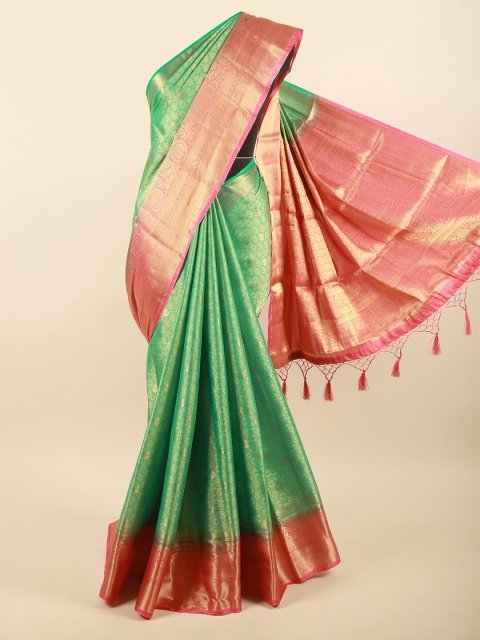 

Pothys Green & Pink Woven Design Zari Art Silk Saree