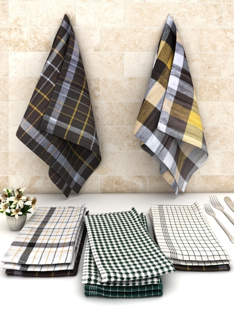 

Athom Trendz Multicoloured Pack of 12 Kitchen Towels, Multi