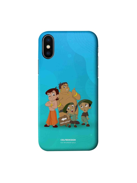 

CelfieDesign Multi-Coloured Chota Bheem Gang iPhone X Slim Back Case