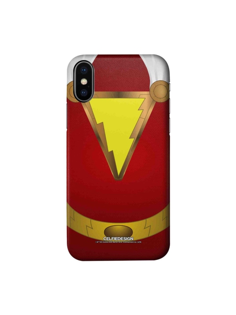 

CelfieDesign Multi-Coloured Suit up Shazam iPhone X Slim Back Case