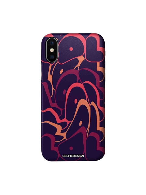 

CelfieDesign Multi-Coloured LOL iPhone X Slim Back Case