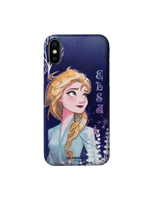 

CelfieDesign Navy Blue Strong Elsa iPhone X Slim Back Case