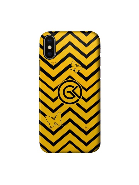 

CelfieDesign Multi-Coloured Waves iPhone X Slim Back Case