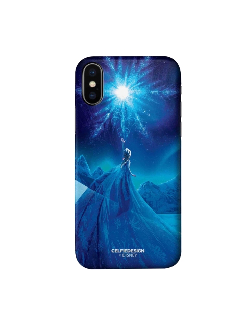 

CelfieDesign Multi-Coloured Shining Bright Elsa iPhone X Slim Back Case