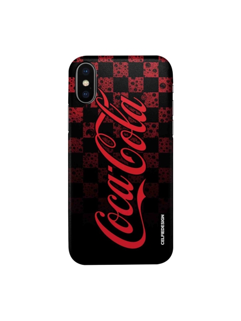 

CelfieDesign Black & Red Fizz iphone X Back Case