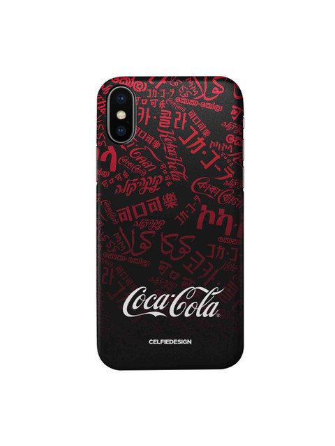 

CelfieDesign Black & Red I Speak Coke Plastic iPhone X Slim Back Case