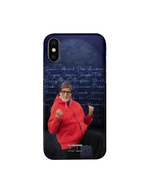 

CelfieDesign Blue & Red AB Wall Of Fame iPhone X Back Case