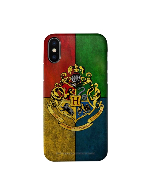 

CelfieDesign Red & Green Hogwarts Sigil iPhone X Back Cover