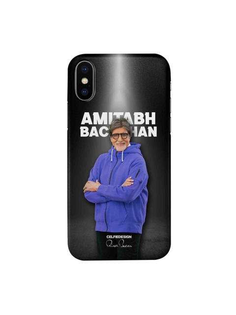 

CelfieDesign Black & Blue Amitabh Bachchan iPhone X Back Case