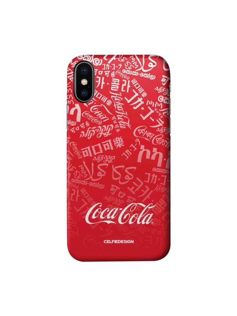 

CelfieDesign Red & White I Speak Coke Red iPhone X Slim Back Case