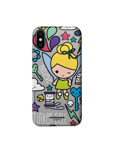 

CelfieDesign Grey & Yellow Tinker World iPhone X Back Case