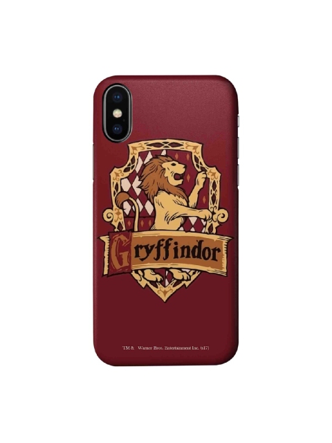 

CelfieDesign Maroon & Beige Crest Gryffindor iPhone X Back case