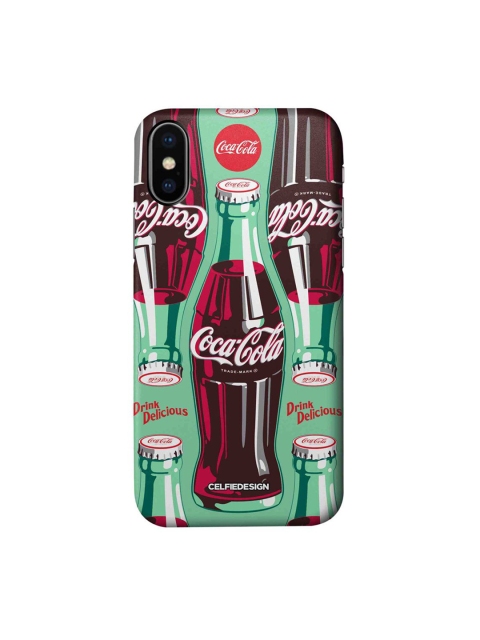 

CelfieDesign Green & Pink Relive Happiness iPhone X Slim Back Case