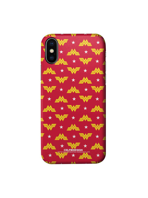 

CelfieDesign Pink & Yellow Wonder Woman 1984 Printed Plastic iPhone X Slim Back Case
