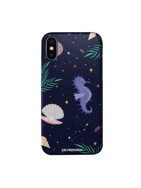 

CelfieDesign Blue & Green iPhone X Slim Back Case