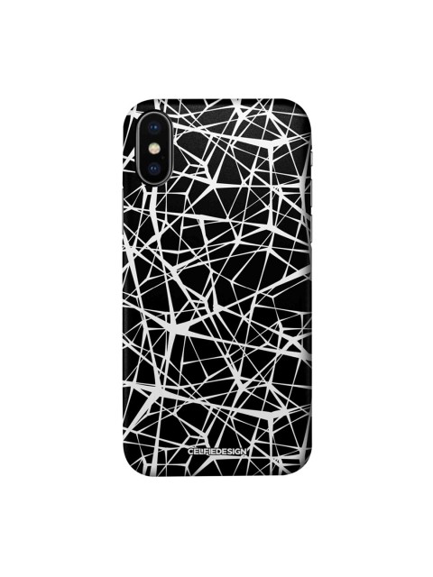 

CelfieDesign Black & White Printed Plastic iPhone X Slim Back Case