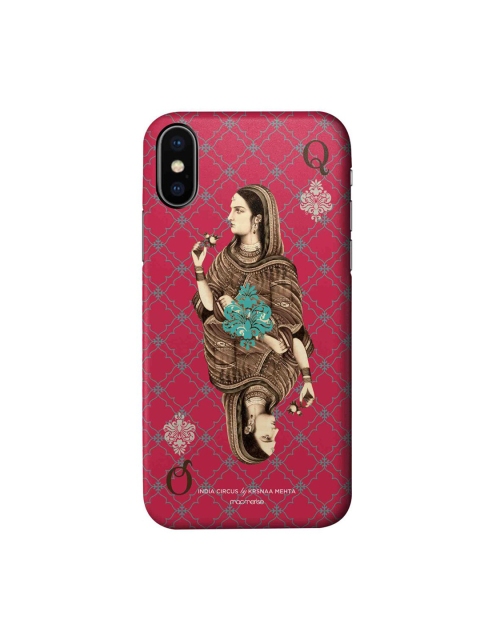 

CelfieDesign Pink & Brown Printed Plastic iPhone X Slim Back Case