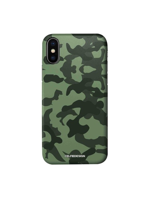 

CelfieDesign Green Printed Plastic iPhone X Slim Back Case