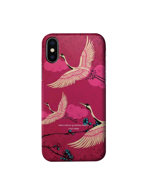 

CelfieDesign Pink & Blue Flying flamingoes iPhone X Slim Back Case