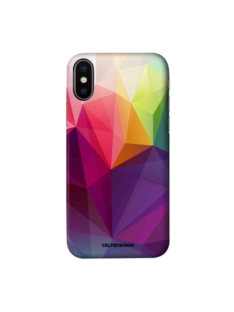

CelfieDesign Pink & Purple Crystal Art iPhone X Slim Back Case
