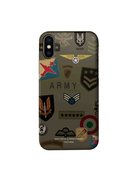 

CelfieDesign Grey & Black iPhone X Slim Back Case