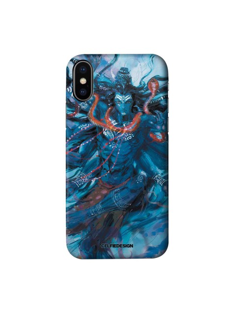 

CelfieDesign Blue & Red Shiva Tandav iPhone X Slim Back Case