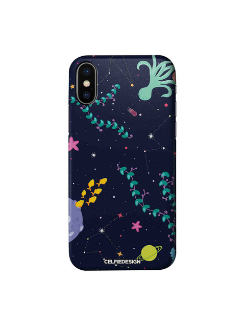 

CelfieDesign Blue & Green Space Aquarium iPhone X Slim Back Case