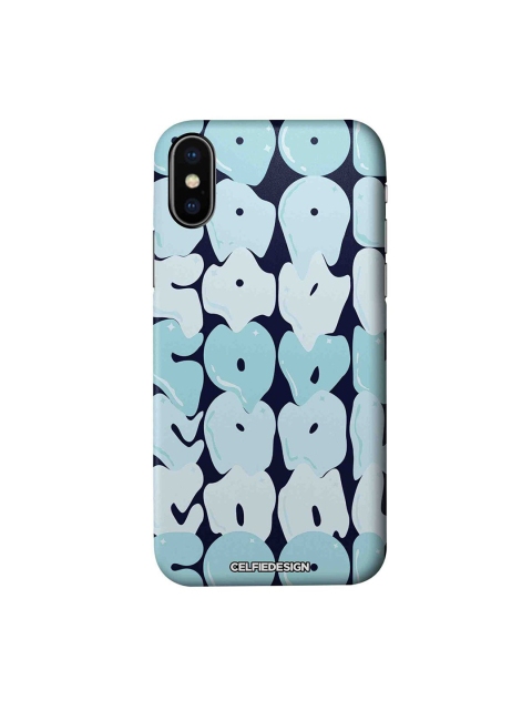 

CelfieDesign Blue Cool Printed iPhone X Slim Back Case