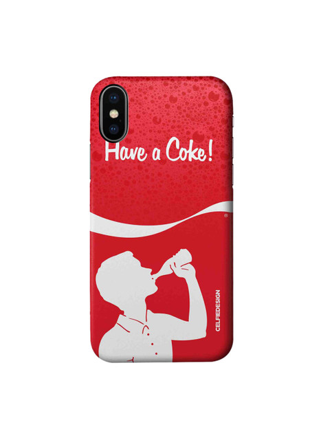 

CelfieDesign Red & White Have a Coke Boy iPhone X Slim Back Case