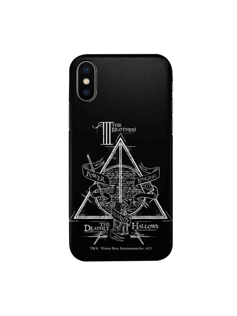 

CelfieDesign Black & White The Deathly Hallows iPhone X Slim Back Case