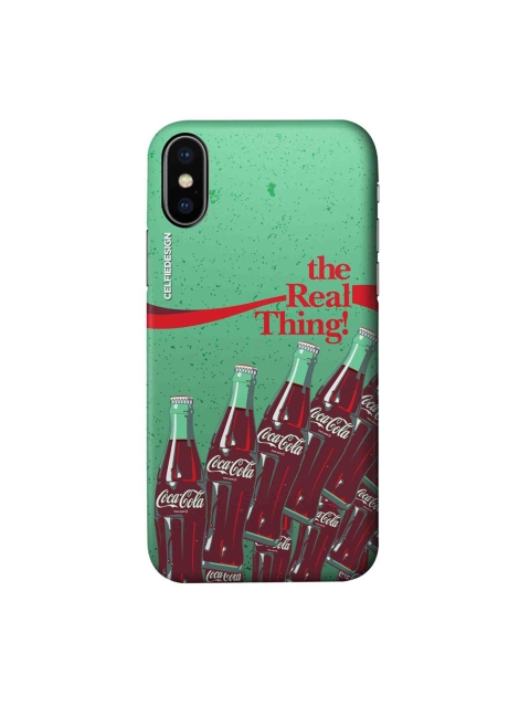 

CelfieDesign Green & Red The Real Thing iPhone X Slim Back Case