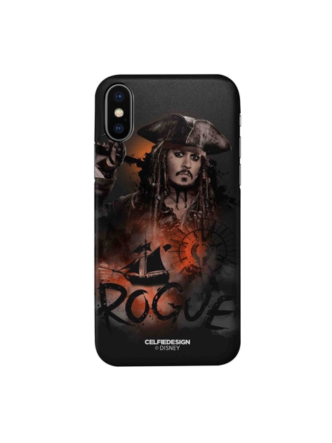 

CelfieDesign Black & Copper Rogue Jack iPhone X Slim Back Case
