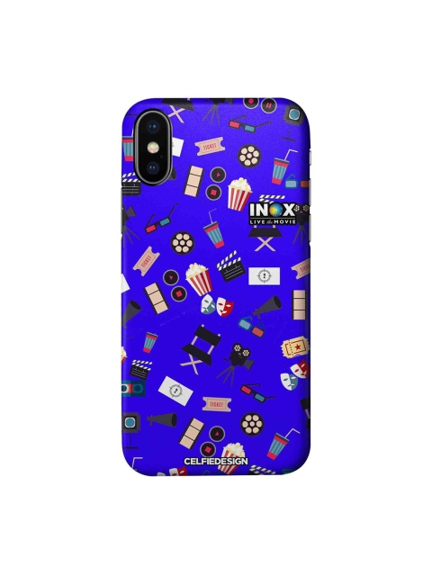 

CelfieDesign Blue & White Love Cinema iPhone X Slim Back Case