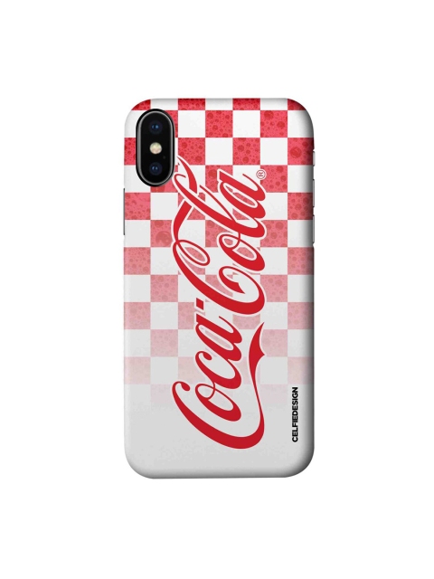 

CelfieDesign White & Red Fizz iPhone X Slim Back Case