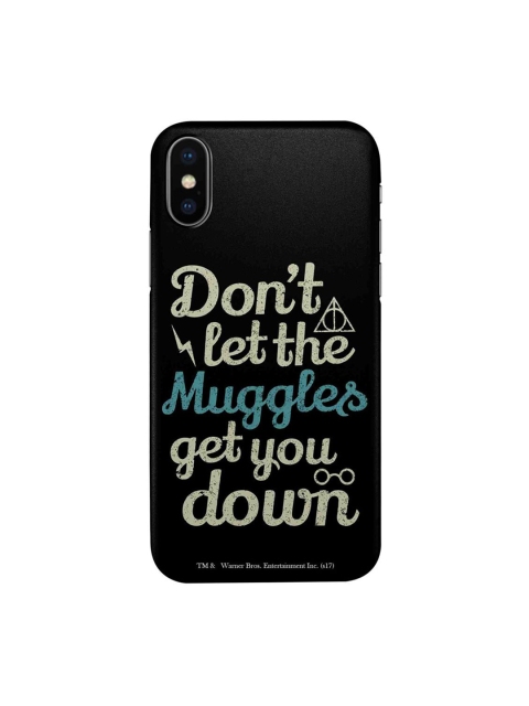 

CelfieDesign Black & Blue Muggle Theory iPhone X Slim Back Case