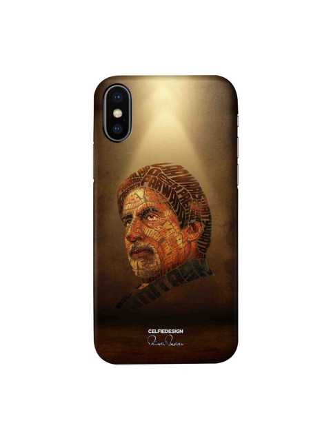 

CelfieDesign Gold & Brown AB The All Star iPhone X Slim Back Case