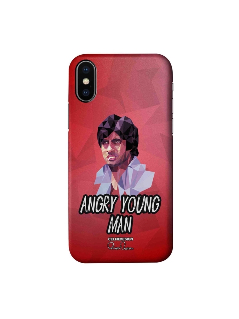 

CelfieDesign Red & White AB Angry Young Man iPhone X Slim Back Case