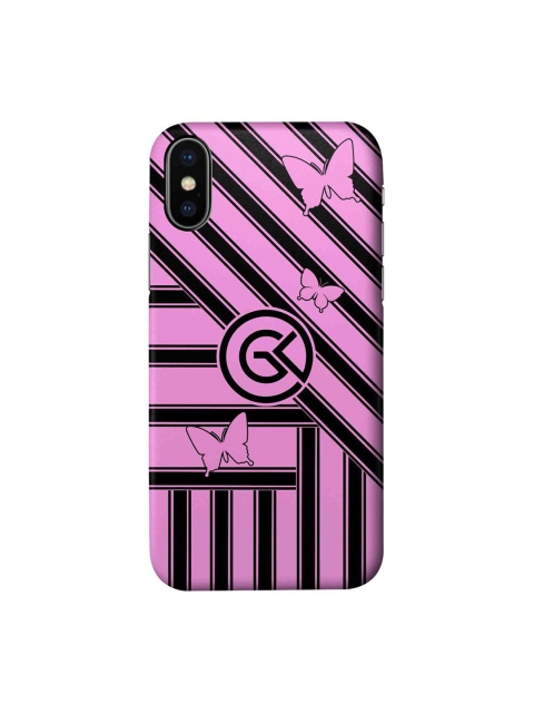 

CelfieDesign Violet & Black The Cycle iPhone X Slim Back Case