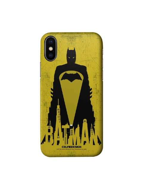 

CelfieDesign Yellow & Black Bat Signal iPhone X Slim Back Case