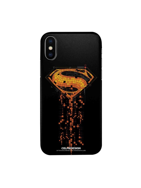 

CelfieDesign Black & Orange Superman Mosaic iPhone X Slim Back Case