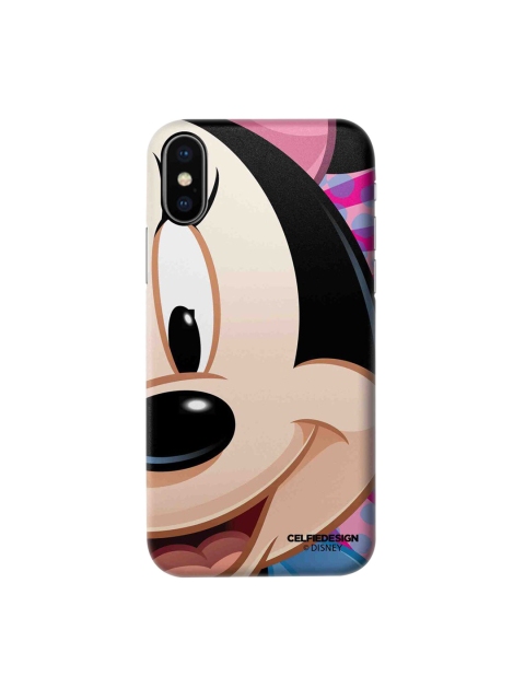 

CelfieDesign Beige & Black Zoom Up Minnie iPhone X Slim Back Case