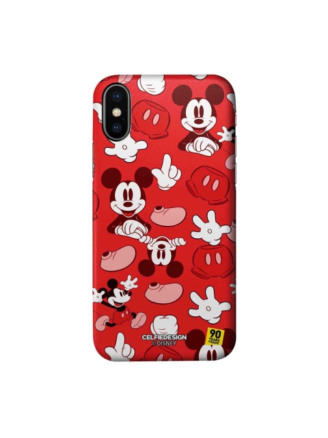 

CelfieDesign Red & White Mickey Classic iPhone X Slim Back Case