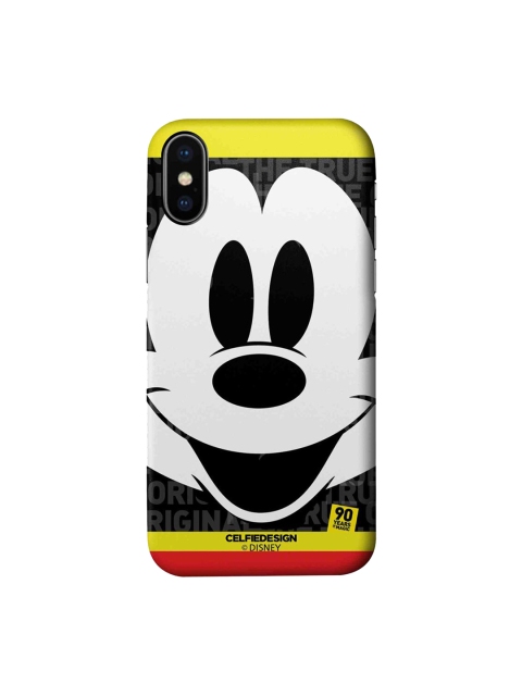 

CelfieDesign White & Black Mickey Original iPhone X Slim Back Case