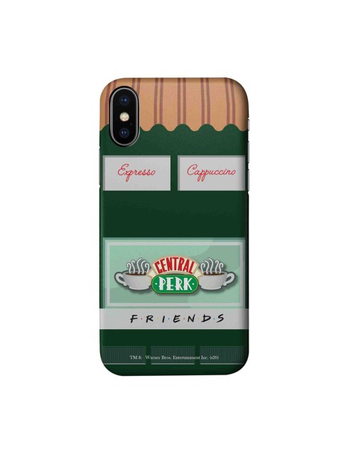 

CelfieDesign Green & Beige Central Perk iPhone X Slim Back Case