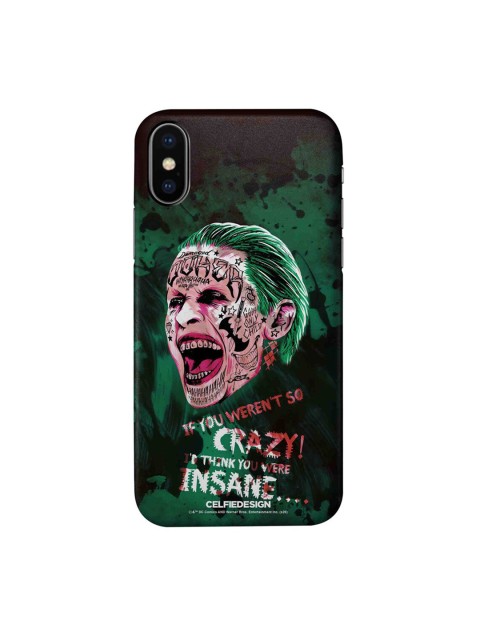 

CelfieDesign Black & Green iPhone X Slim Back Case